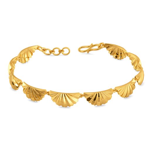 Swirl O Drama Gold Bracelets