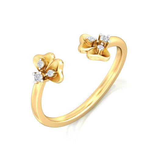 Belle-Flower Diamond Rings