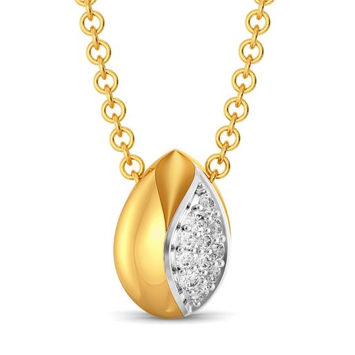 Shimmer Buds Diamond Pendants