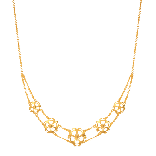 Magnolia Magic Gold Necklaces