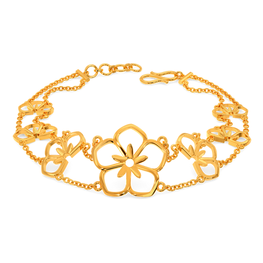 Hibiscus Dream Gold Bracelets