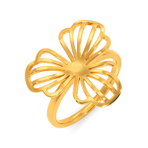 Exquisite Like Orchid Gold Rings