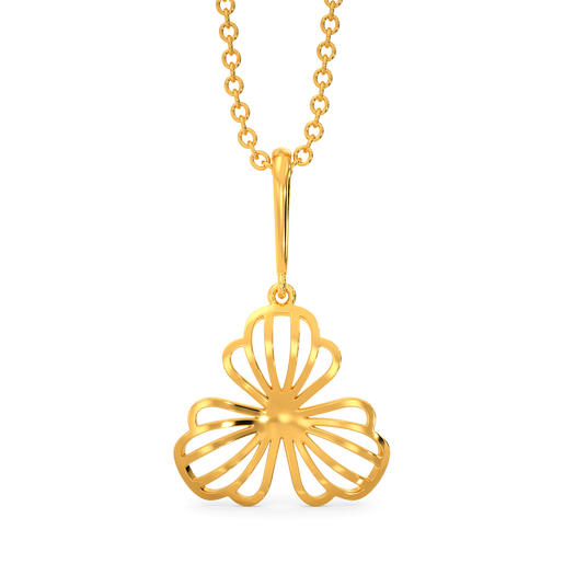 Exquisite Like Orchid Gold Pendants
