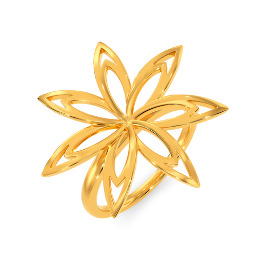 Flannel Jazz Gold Rings