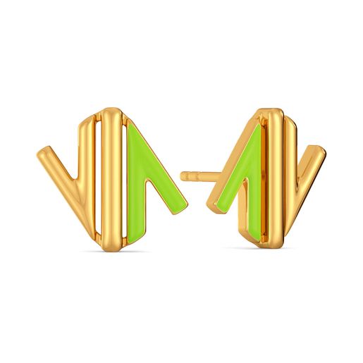 Native Neon Gold Earrings