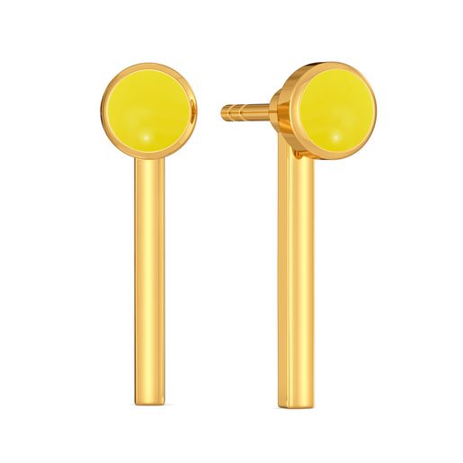 Ideally Lit Gold Earrings