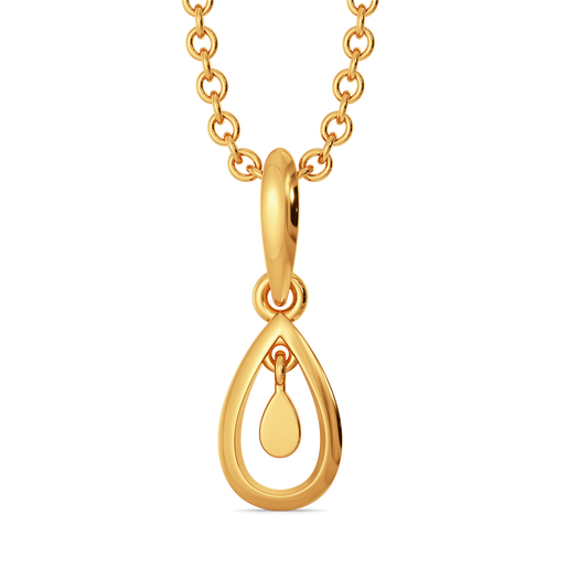 Fringe Fashion Gold Pendants