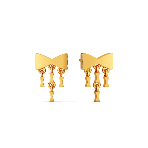 Fringe Fashion Gold Earrings