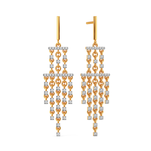 Fringe this Spring Diamond Earrings