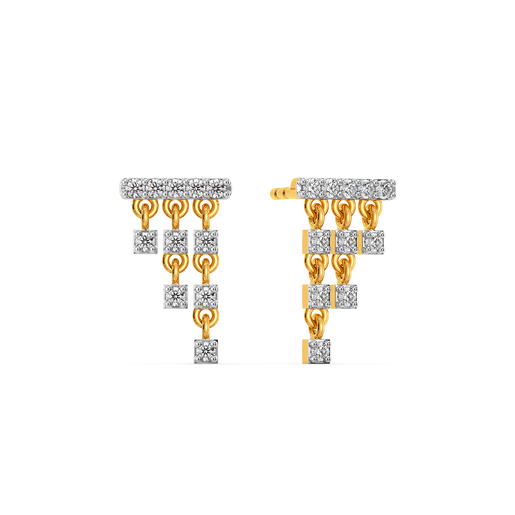 Fringe this Spring Diamond Earrings