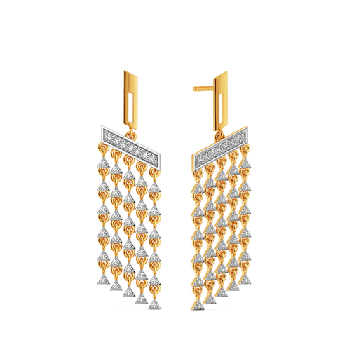 Vibe in Fringe Diamond Earrings