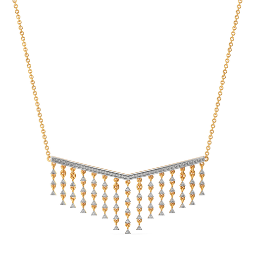 Vibe in Fringe Diamond Necklaces