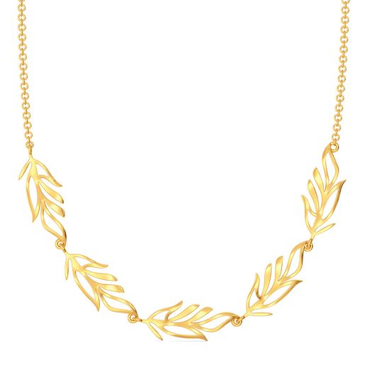 Feather Friends Gold Necklaces