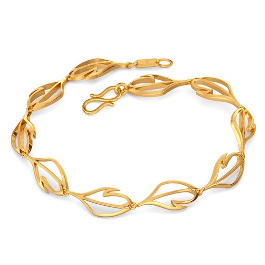 A Lot Like Feather Gold Bracelets
