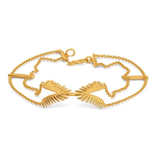 Feather Feels Gold Bracelets