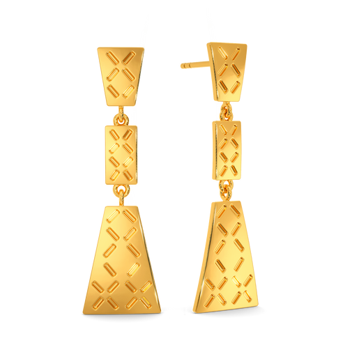 Utilitarian Gold Earrings