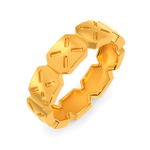 Vibin Effortless Gold Rings