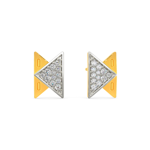 Sturdy Stitches Diamond Earrings