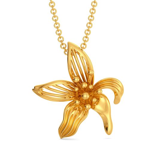 Flor de Magnolia Gold Pendants