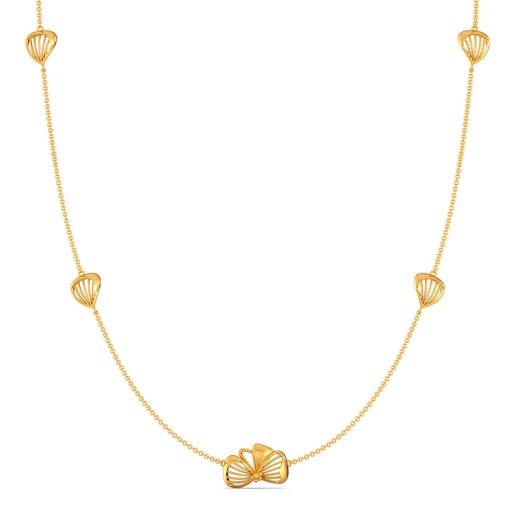 Flower Afar Gold Necklaces