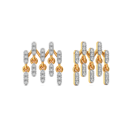 Drama in Layers  Diamond Earrings