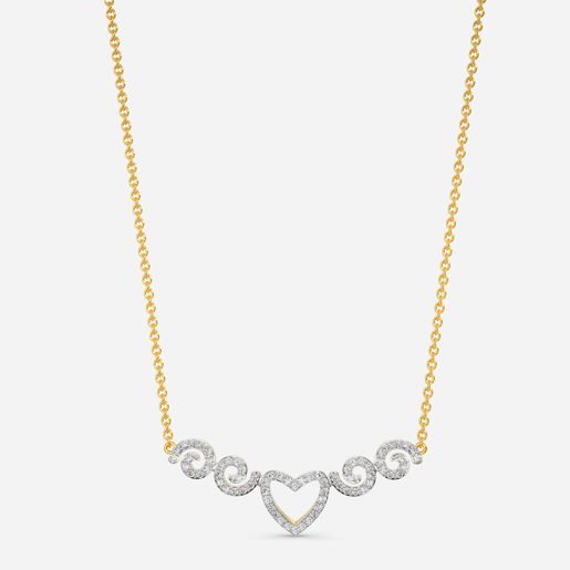 Enchanted Kiss Diamond Necklaces