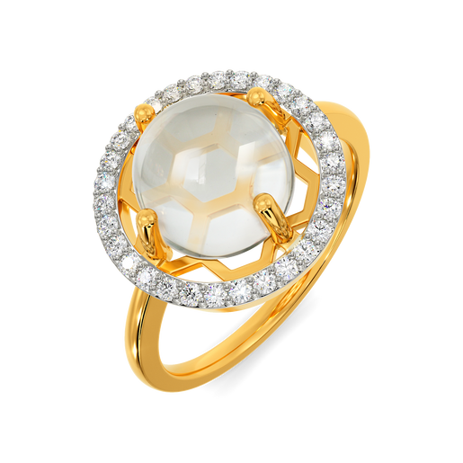 Glassy Whispers Diamond Rings