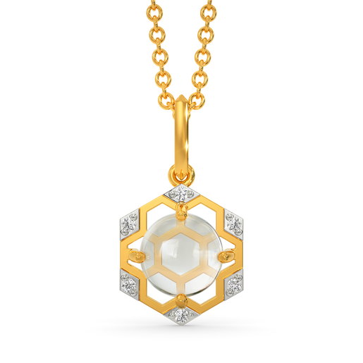 Glassy Whispers Diamond Pendants