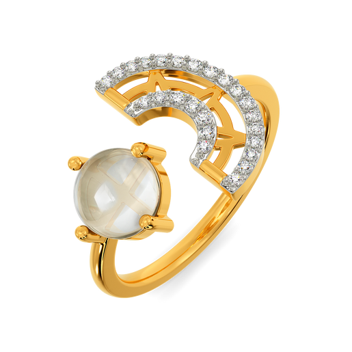 Clear Horizon Diamond Rings