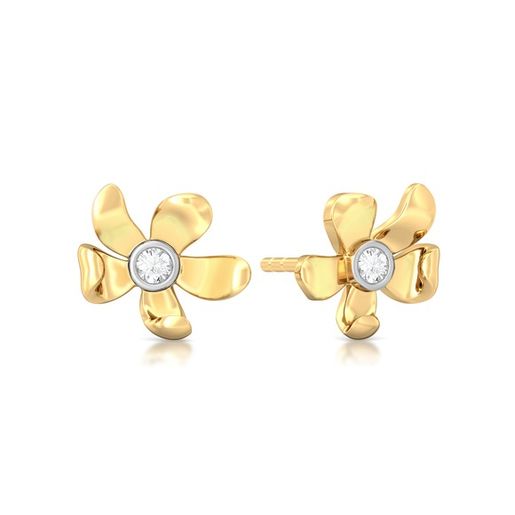Blooming Floret Diamond Earrings
