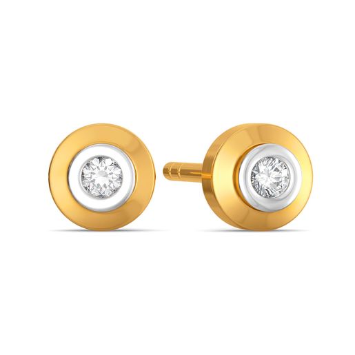 Diamond orb Diamond Earrings