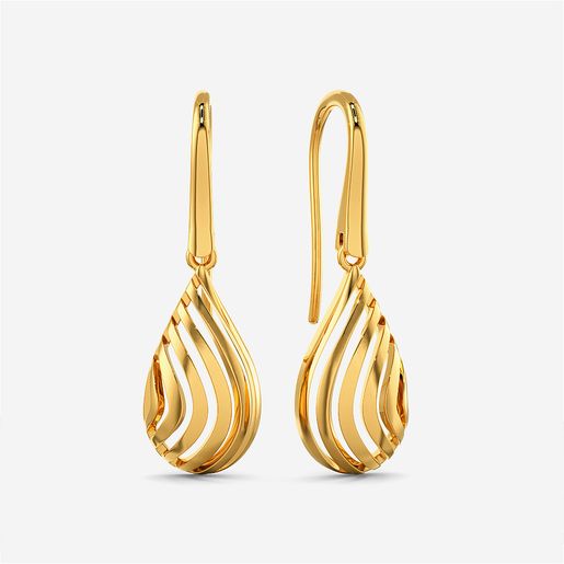Sea Shell Gold Earrings