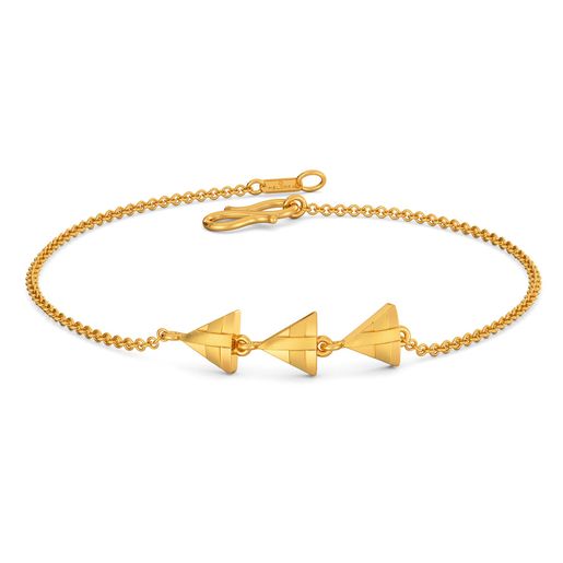 Triangle Trippin' Gold Bracelets