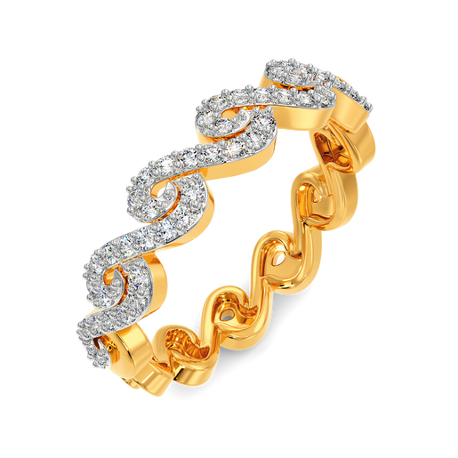 Swirling Elegance Diamond Rings