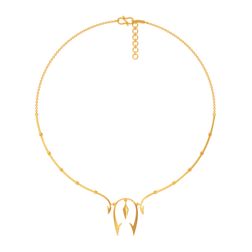 Gothic Noir Gold Necklaces
