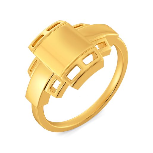 Check It Casual Gold Rings