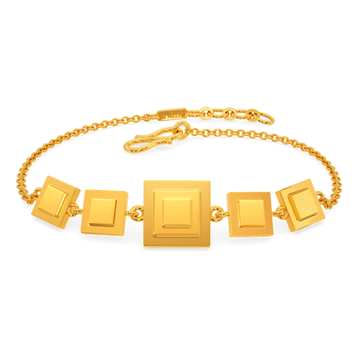 Defying Norms Gold Bracelets