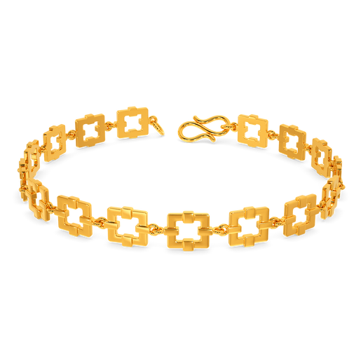 Fluid Fusion Gold Bracelets