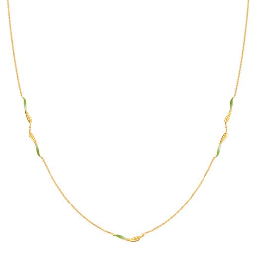 Leaf Land Gold Necklaces