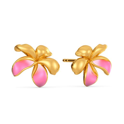Petals & Ferns Gold Earrings