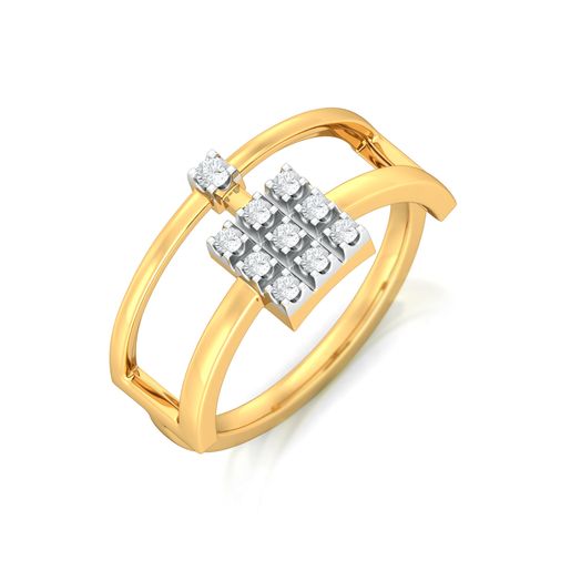 Fair n' Square Diamond Rings