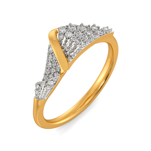 Goddess Charm Diamond Rings