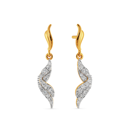 Ethereal Sweep Diamond Earrings