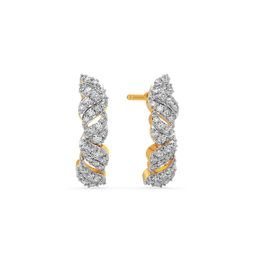 Ethereal Sweep Diamond Earrings
