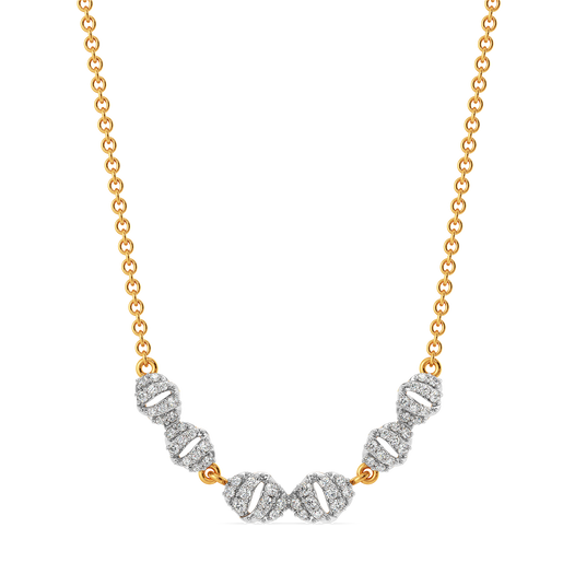 Ethereal Sweep Diamond Necklaces