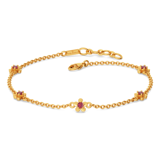 Azure Halo Gemstone Bracelets