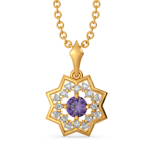 Blue Dewdrop Diamond Pendants