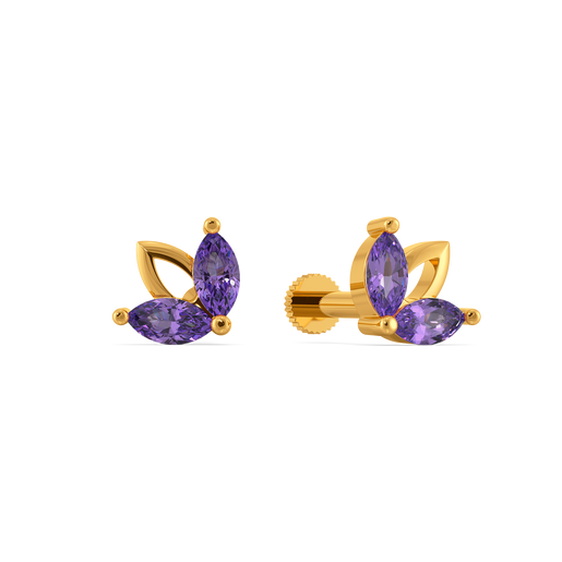 Amethyst Sparkle Gemstone Earrings