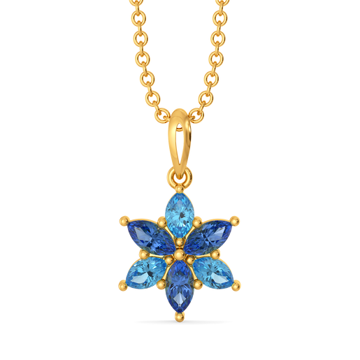 Azure Harmony Gemstone Pendants