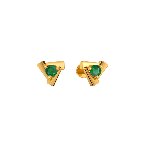 Crimson Ovalis Gemstone Earrings